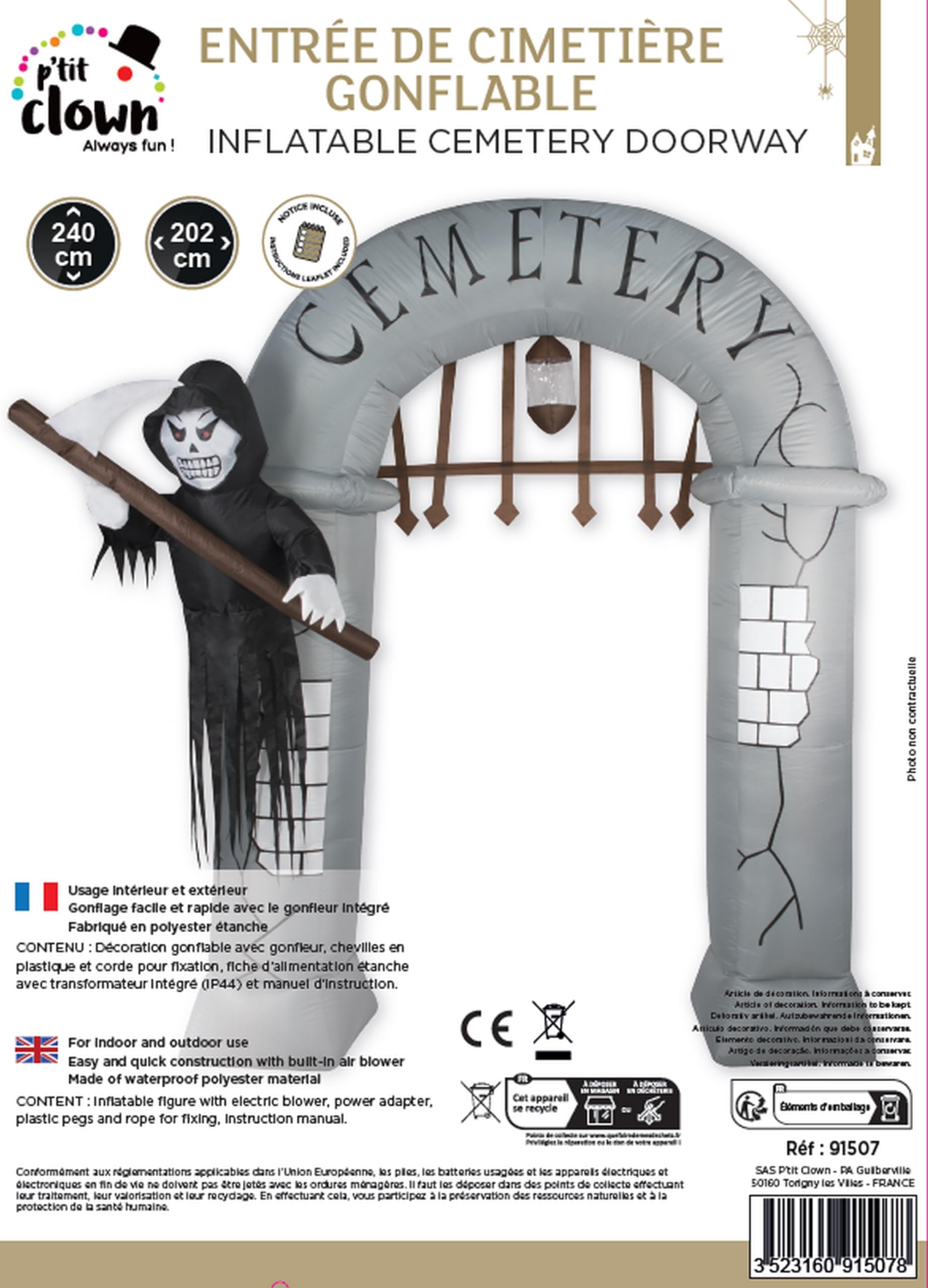 p-tit-clown-re91507-aufblasbarer-friedhofseingang-2-4-m-mit-led-halloween-deko image 3
