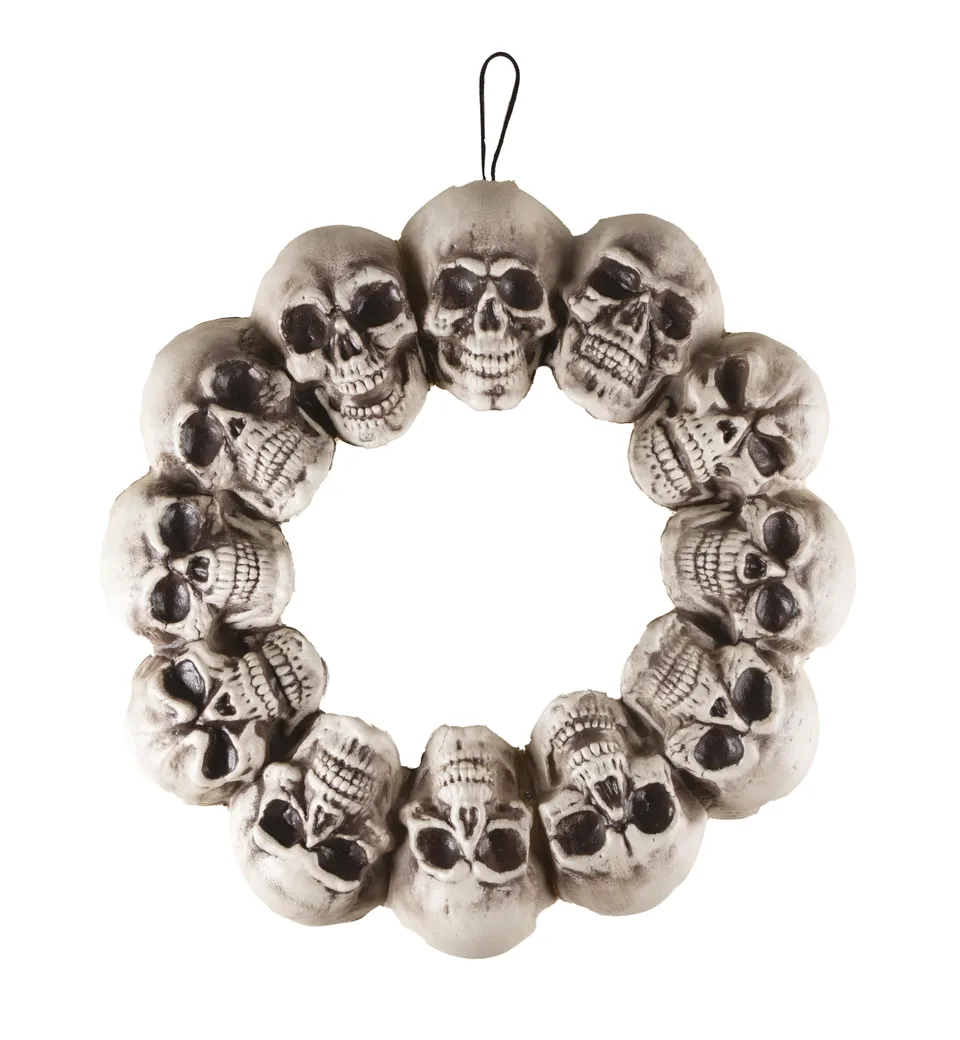 p-tit-clown-halloween-kranz-totenkopf-40-cm-f-r-t-r image 1