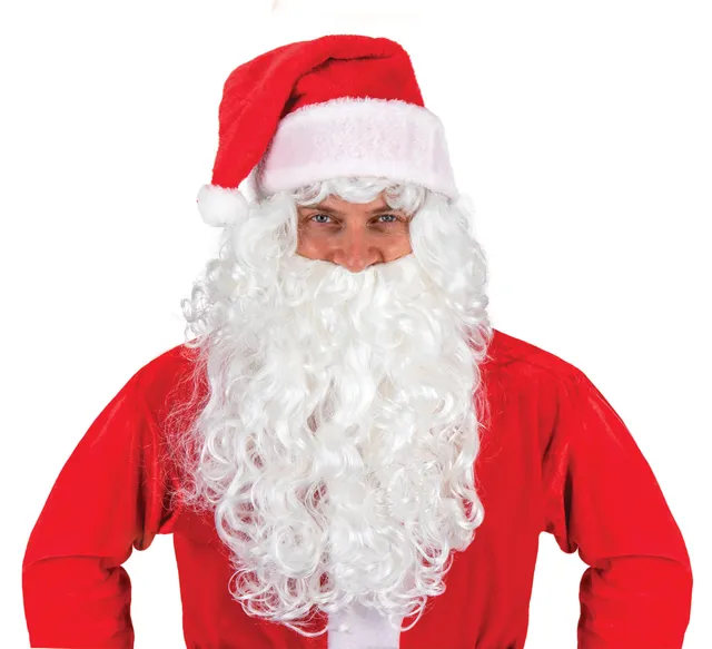 ptit-clown-47520-weihnachtsmann-per-cke-und-bart-wei-einheitsgr-e image 1
