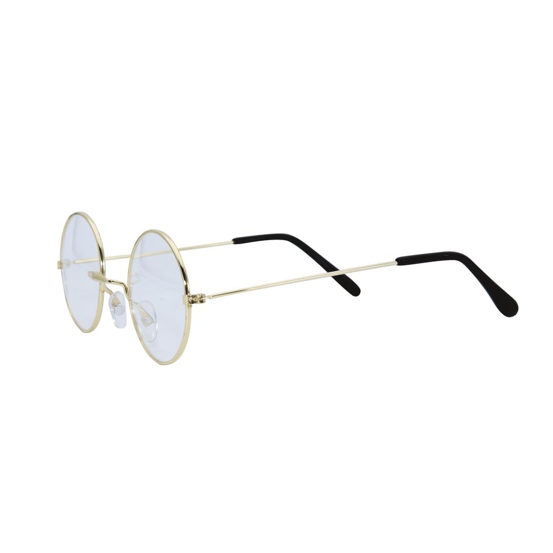 ptit-clown-gef-lschte-brille-gold-kost-mbrille-ohne-st-rke-unisex image 3