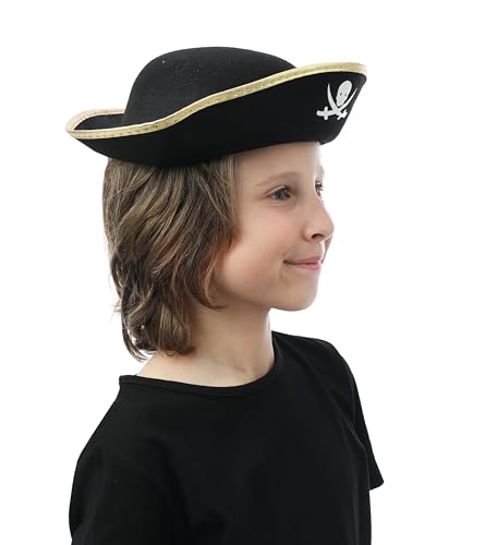 p-tit-clown-piratenhut-filz-schwarz-mit-goldband-kinder image 8