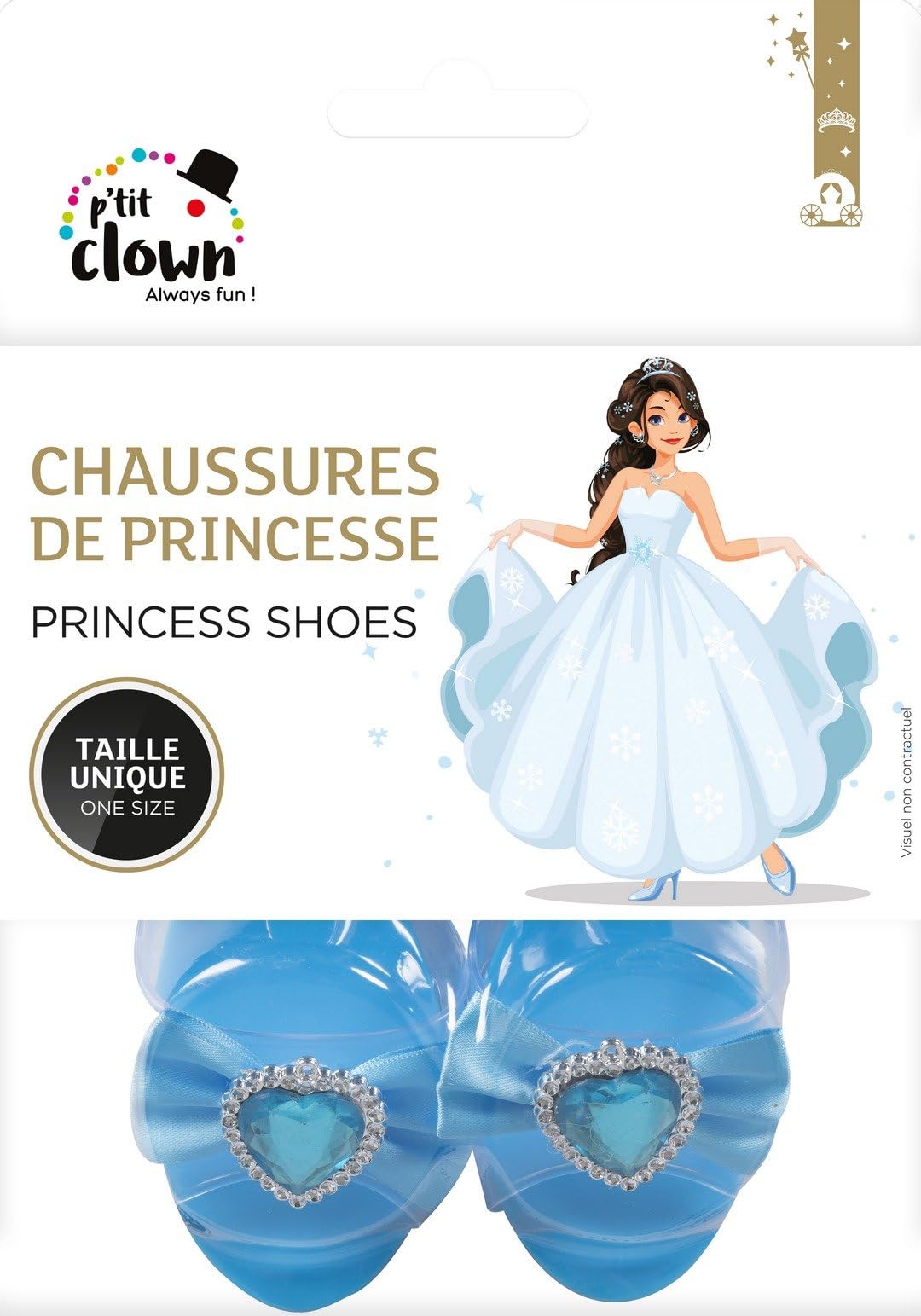 ptit-clown-prinzessinnenschuhe-kinder-mit-absatz-5-cm-blau image 5