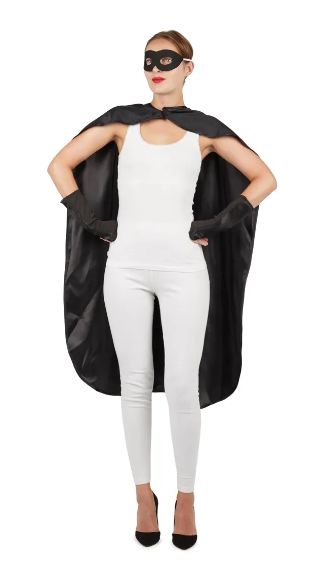 ptit-clown-superhelden-kit-f-r-erwachsene-einheitsgr-e-schwarz image 1