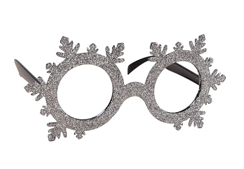 p-tit-clown-brille-schneeflocken-silber-glitzer-partybrille-erwachsene image 6