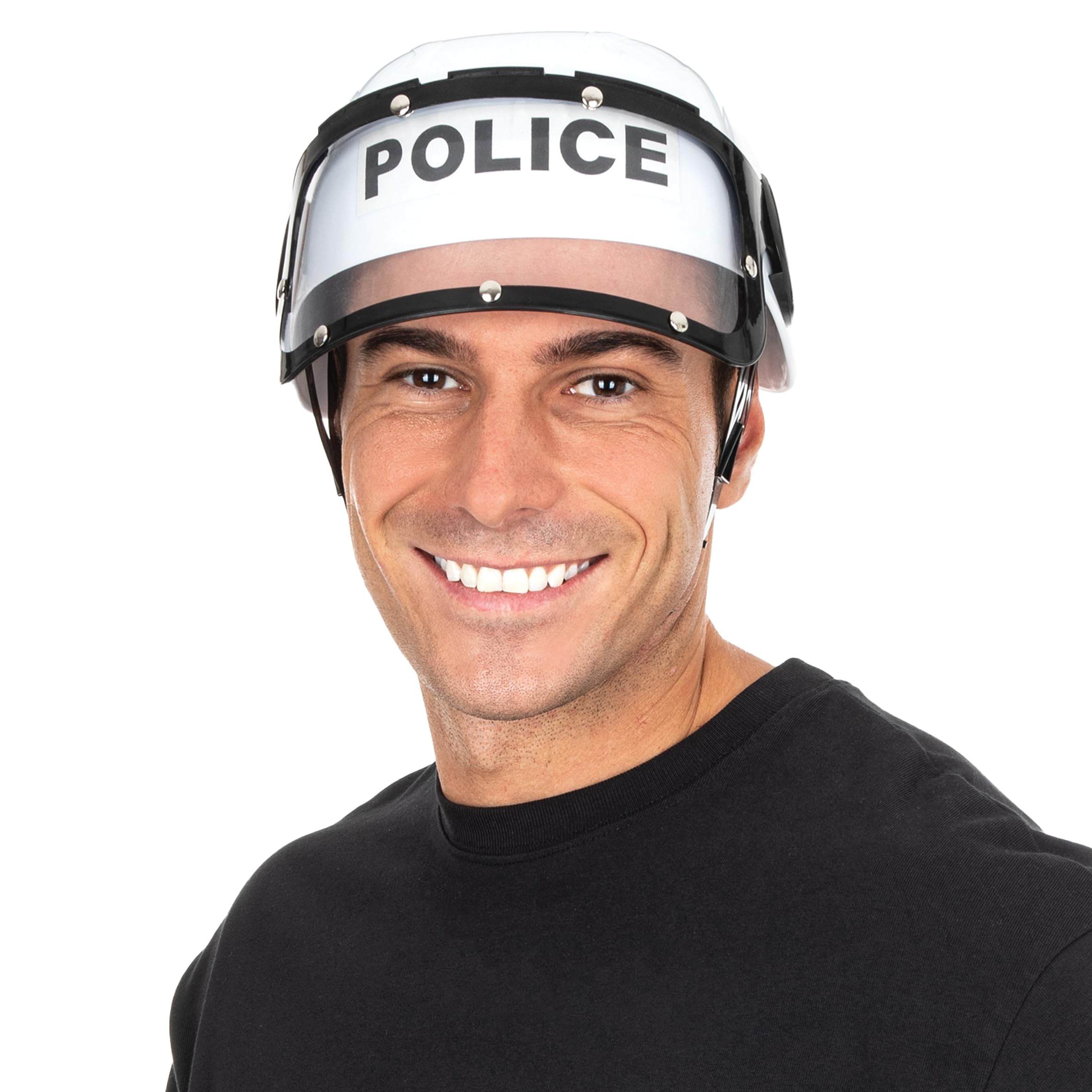 ptit-clown-polizeihelm-kappe-erwachsene-kost-mzubeh-r image 2