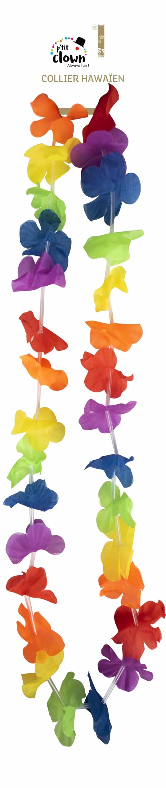 ptit-clown-hawaii-blumenkette-50-cm-mehrfarbig-6-cm-bl-ten image 2