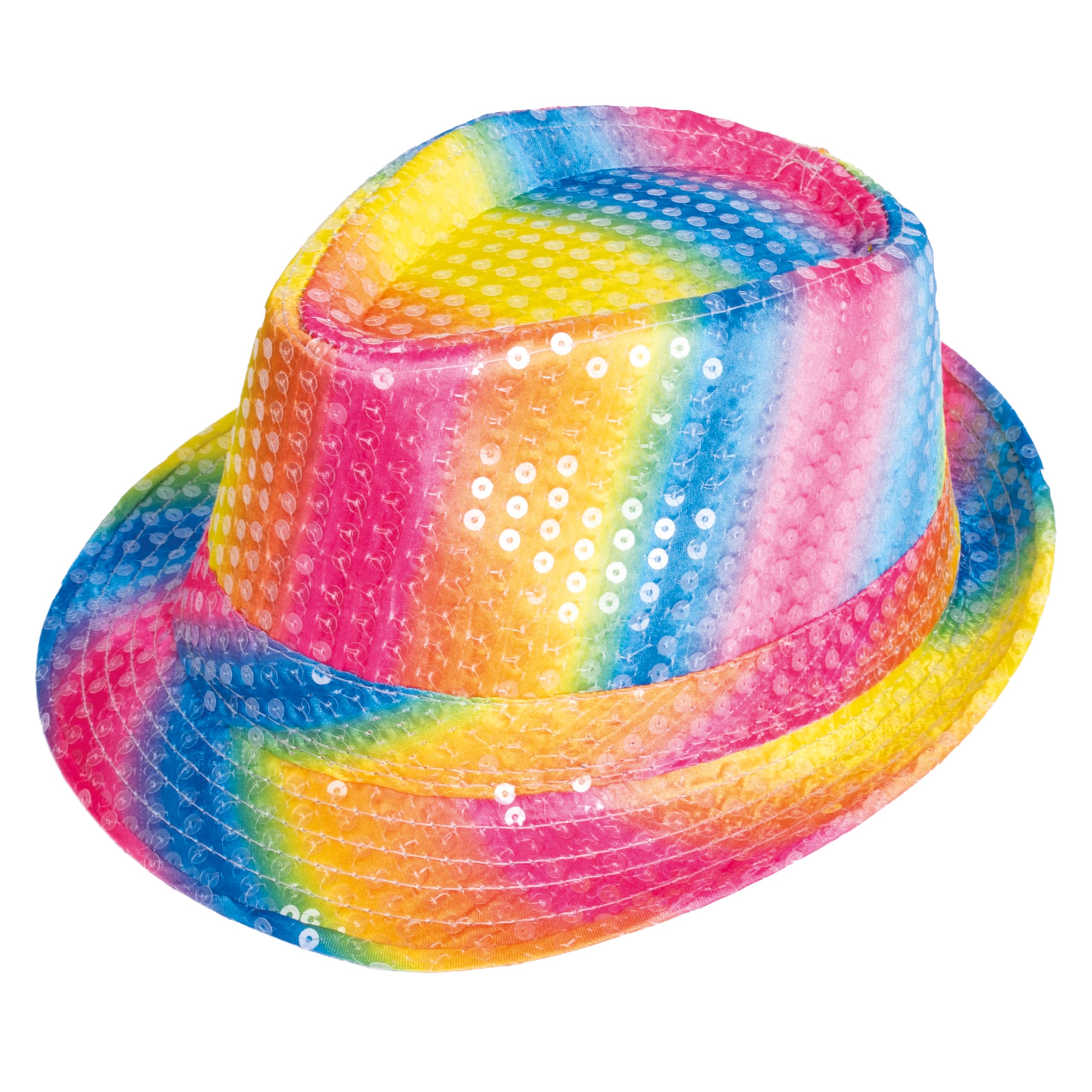 p-tit-clown-20193-borsalino-hut-mit-pailletten-schwarz-gl-nzend-unisex-erwachsen image 8