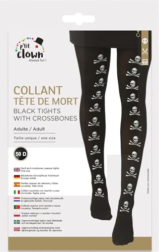 p-clown-halloween-strumpfhose-damen-skelett-day-of-the-dead-blutflecken-flederm- image 5