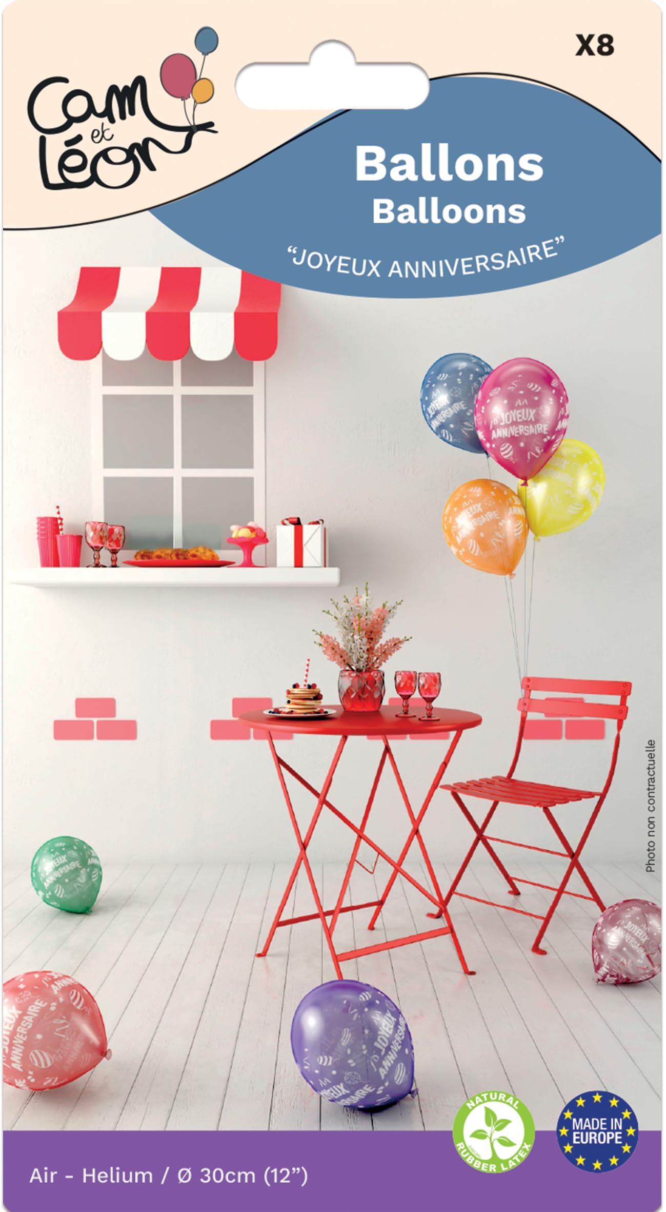 ptit-clown-joyeux-anniversaire-luftballons-30-cm-8er-set image 2