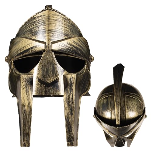 p-tit-clown-gladiator-helm-silber-schwarz-kost-mhelm-f-r-erwachsene image 7