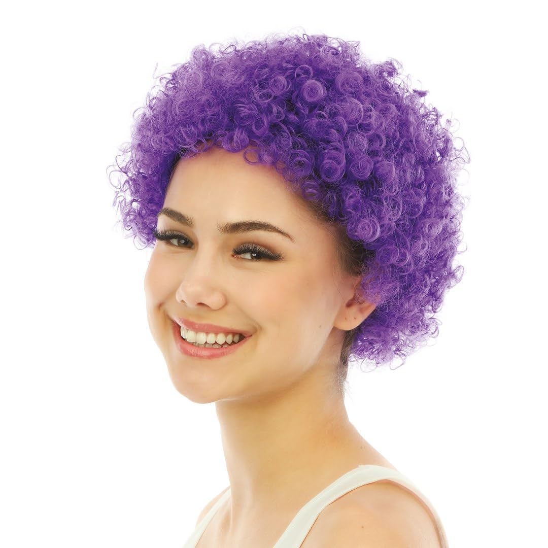 p-tit-clown-per-cke-kurz-gelockt-violett-kost-m-per-cke image 2