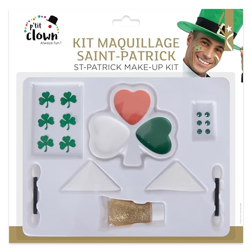 p-tit-clown-23247-st-patrick-s-day-make-up-set-komplett-gl-nzend-einfach-waschba image 6