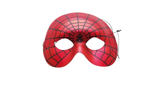ptit-clown-maske-herren-spinne-rote-spinnennetz-maske-f-r-erwachsene image 6