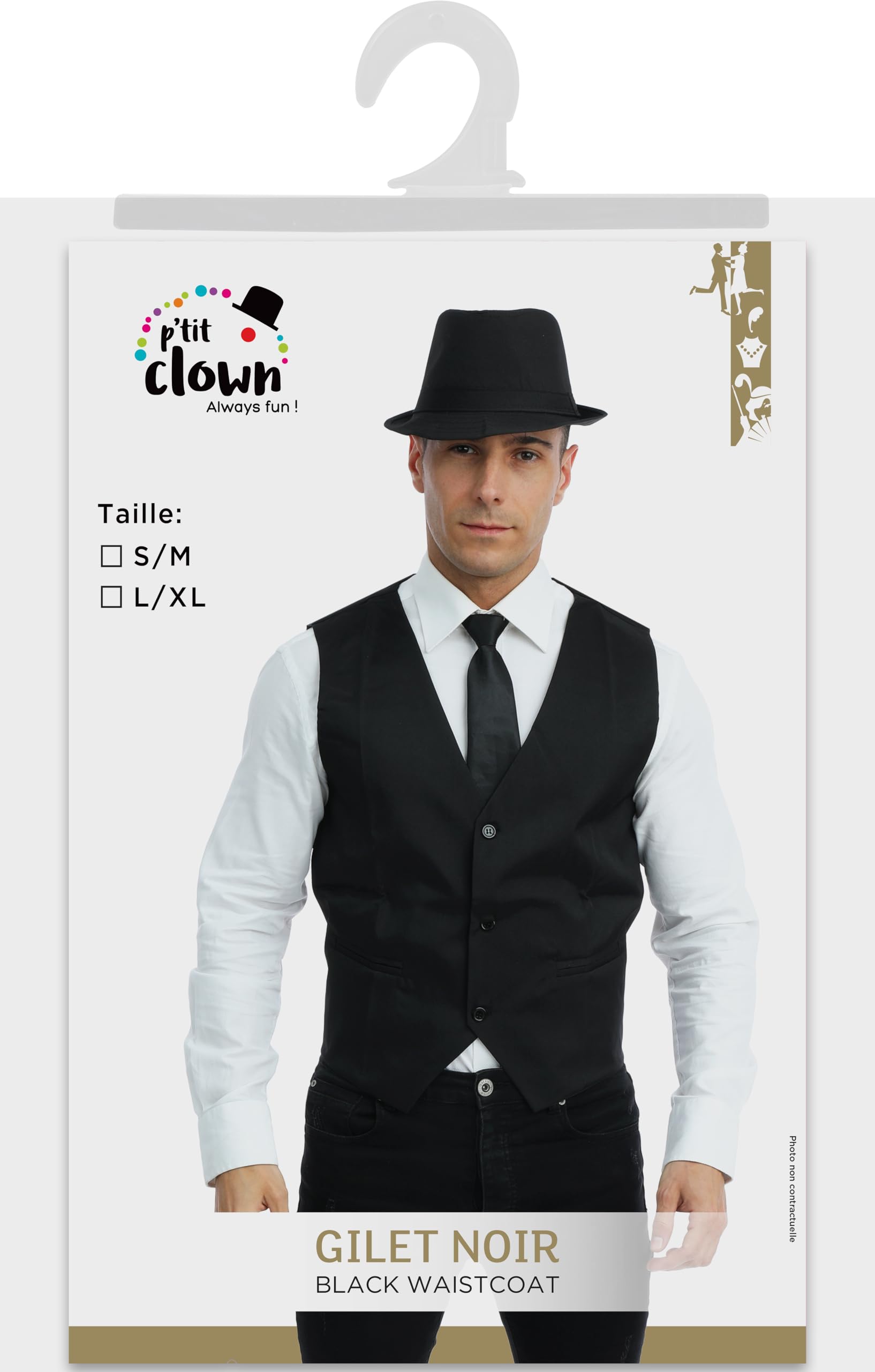 ptit-clown-gangster-jacke-herren-schwarz-kost-mjacke image 5