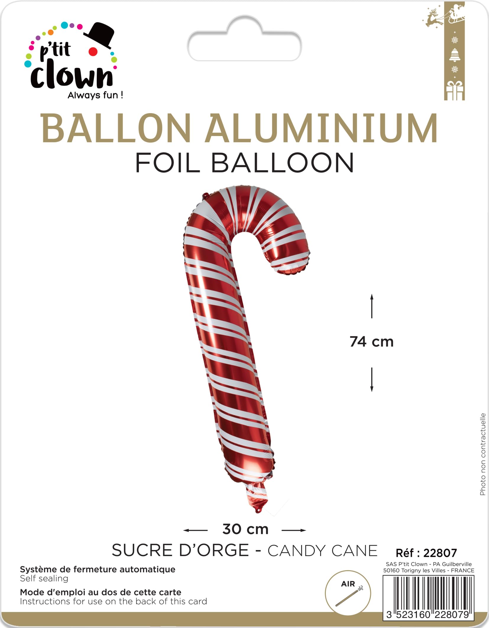 ptit-clown-re22807-folienballon-zuckerstange-74-cm image 2