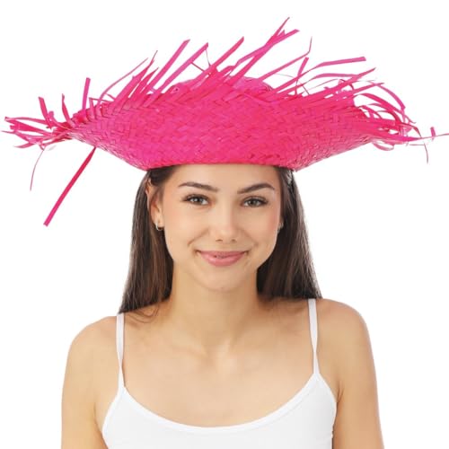 ptit-clown-95423-hawaiian-strohhut-selbstklebend-mehrfarbig-partyhut image 7