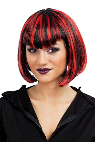 p-tit-clown-vampir-bob-per-cke-damen-ca-22-cm-schwarz-mit-wei-rot-str-hnen image 4