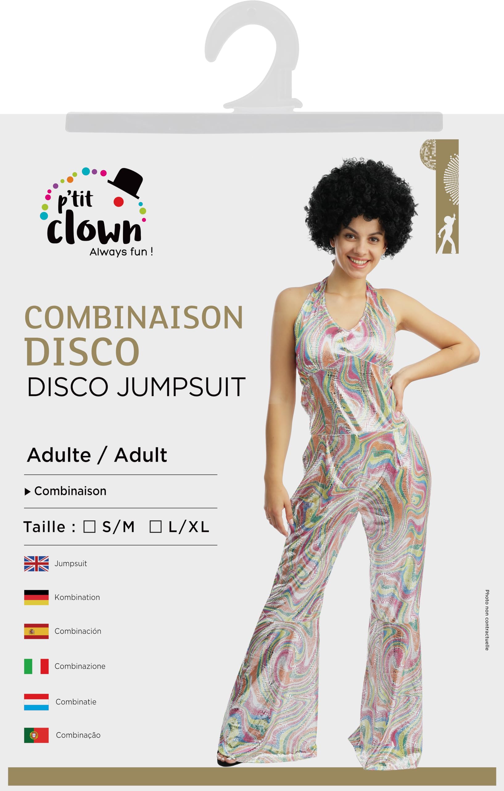 p-tit-clown-23359-disco-overall-damen-l-xl-luxus-glanzeffekt image 4