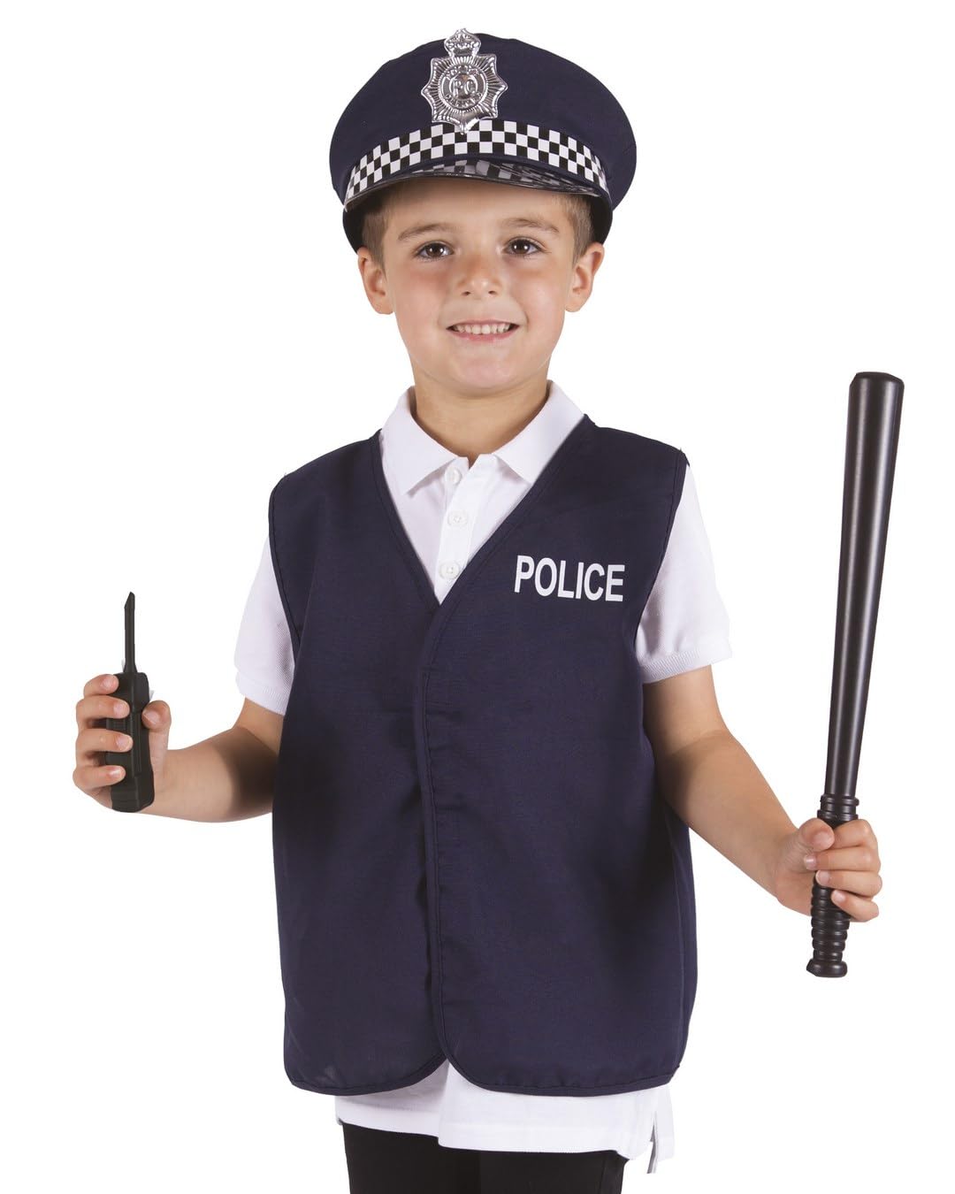 p-tit-clown-polizei-kost-m-set-kind-einheitsgr-e-dunkelblau image 2