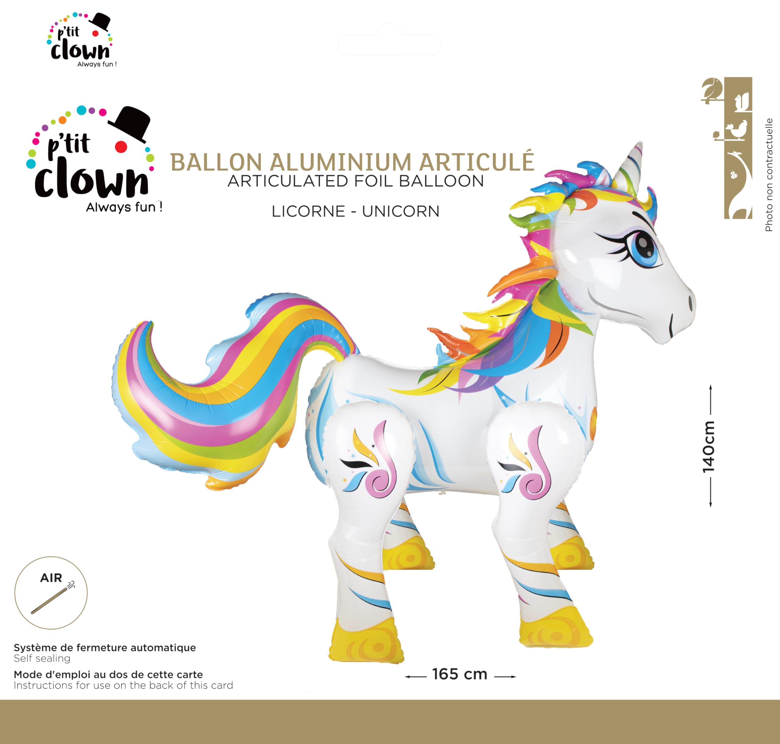 p-tit-clown-riesenballon-einhorn-zum-hinstellen image 2