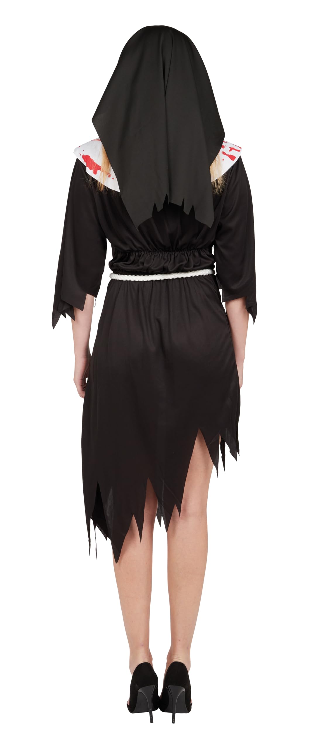p-tit-clown-nonne-kost-m-blutig-kleid-kopfbedeckung-g-rtel image 3