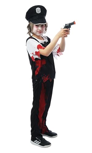 ptit-clown-verblutetes-polizisten-kost-m-kind-m-tze-hemd-hose image 8