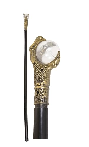 ptit-clown-canne-pommeau-boule-de-cristal-gehstock-87-cm-mit-krallen image 4