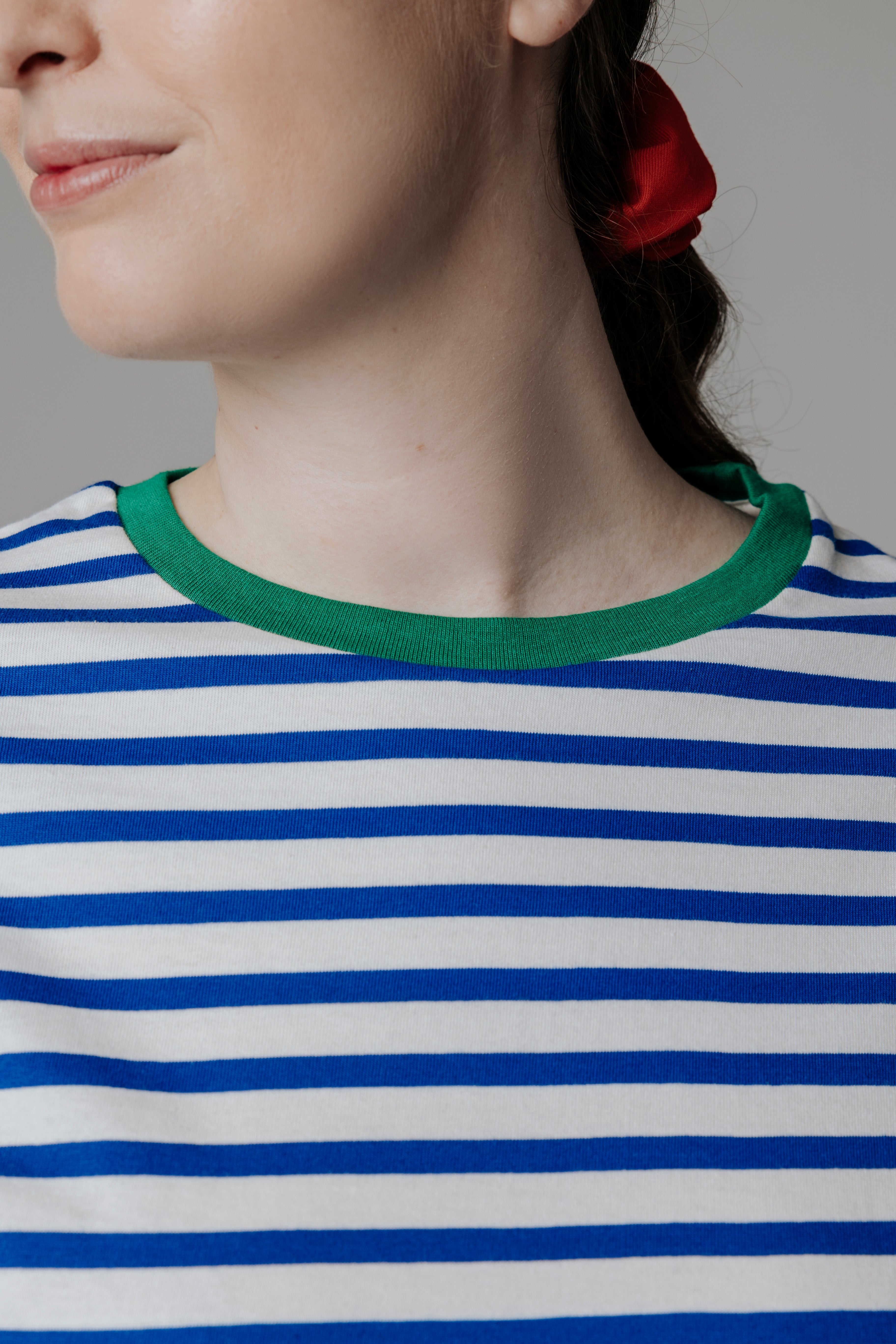 lotta-ludwigson-luma-midweight-single-jersey-t-shirt-royal-blue-striped image 2