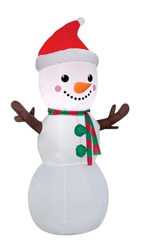 ptit-clown-aufblasbarer-schneemann-beleuchtet-120-cm-wei image 4