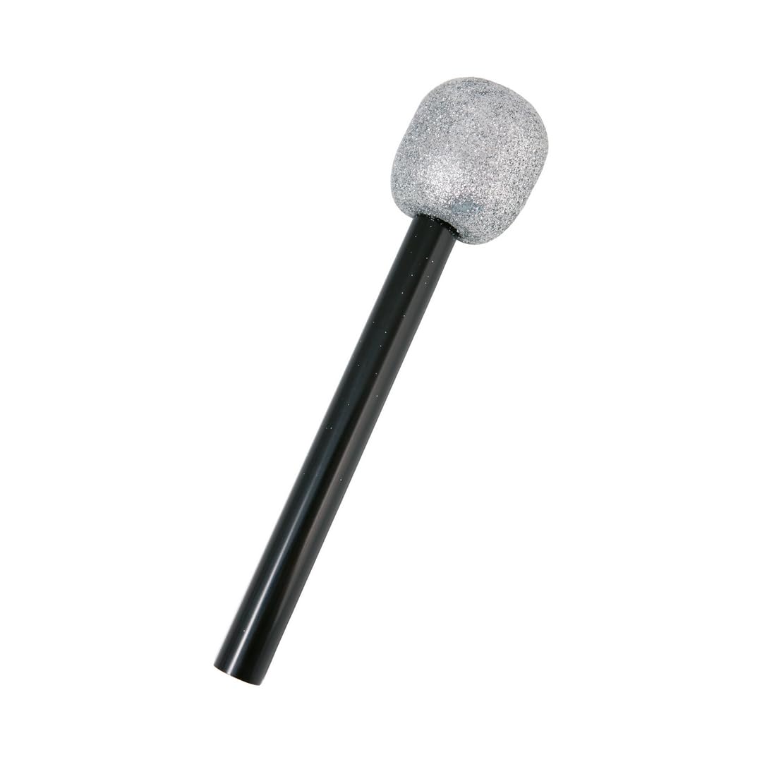 ptit-clown-10573-mikrofon-popstar-schwarz-silber image 1