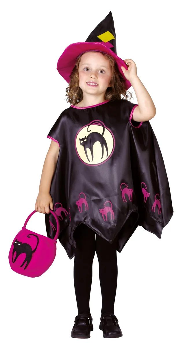 ptit-clown-22006-kinderkost-m-hexe-katze-3-4-jahre image 1