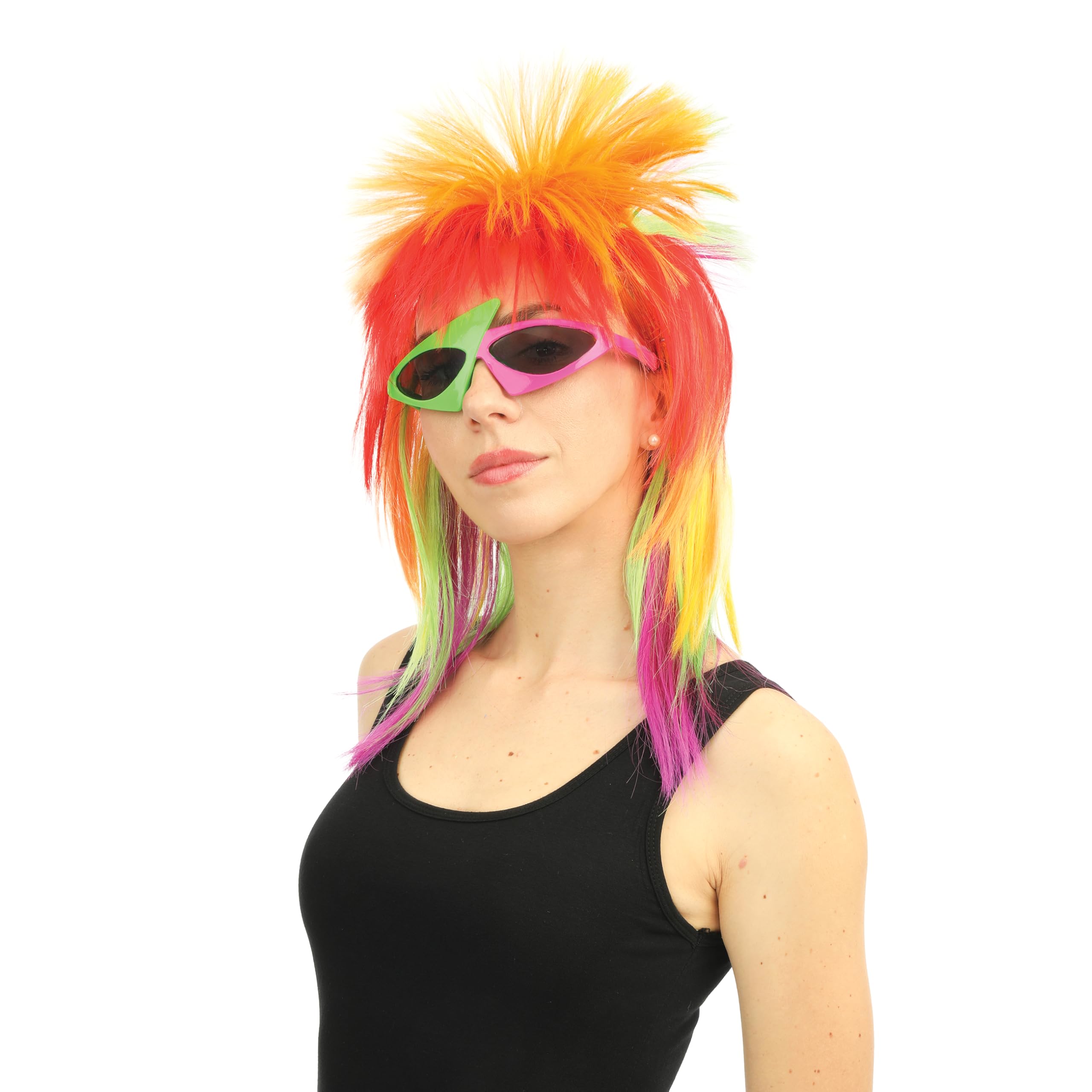 ptit-clown-24008-per-cke-punk-igel-mehrfarbig-80er-retro image 4