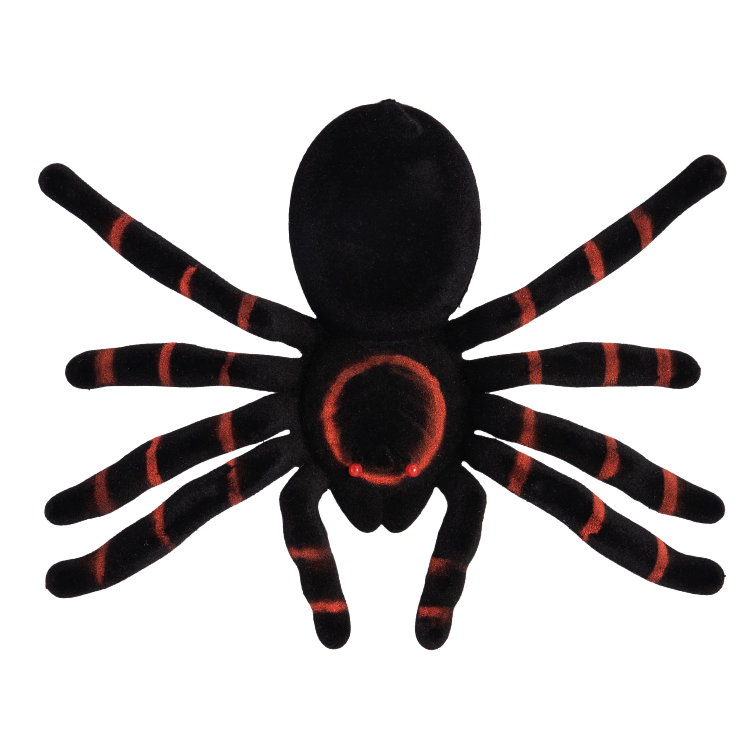 ptit-clown-beflockte-spinne-20-cm-halloween-deko image 2