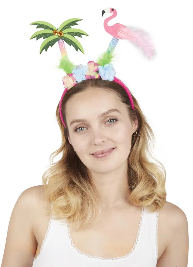 ptit-clown-haarreif-flamingo-und-palme-tropical image 1