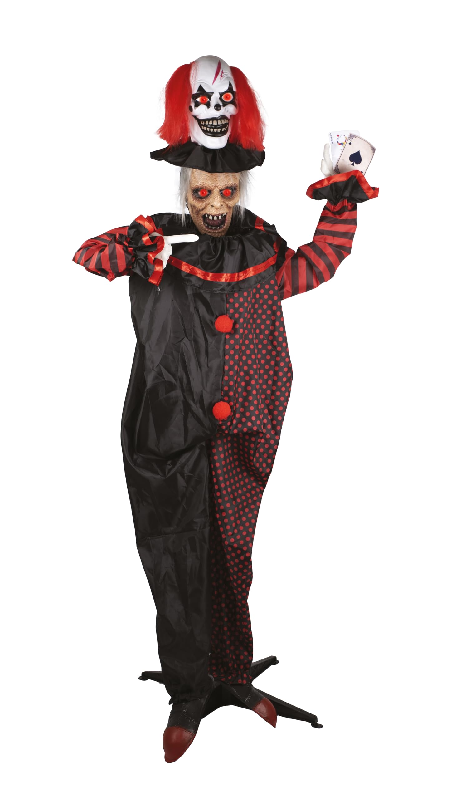ptit-clown-doppelkopf-clown-animatronic-180-cm-mit-sound-und-licht image 3