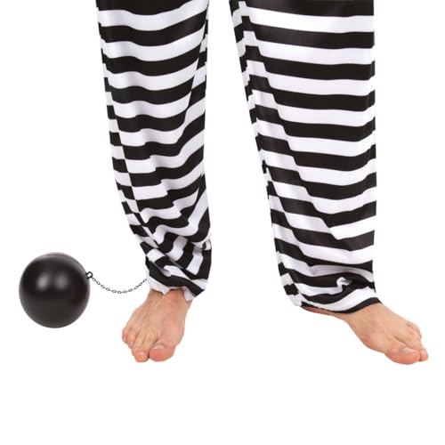p-tit-clown-str-flings-fu-kette-mit-kugel-schwarz-kost-m-zubeh-r image 6