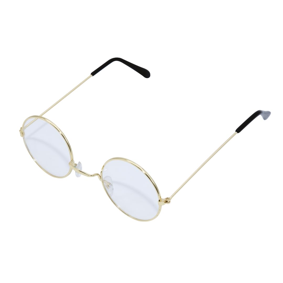 ptit-clown-gef-lschte-brille-gold-kost-mbrille-ohne-st-rke-unisex image 2