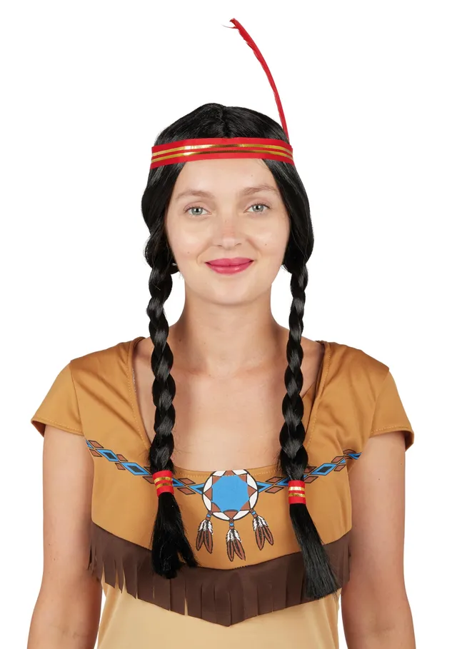 ptit-clown-indianer-per-cke-mit-feder-stirnband-unisex image 1