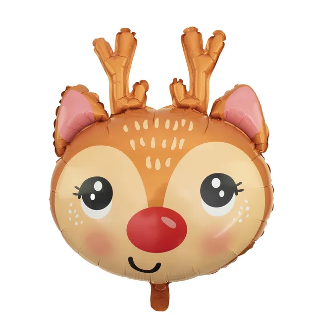 p-tit-clown-folienballon-kleines-rentier-55-cm-weihnachten image 1