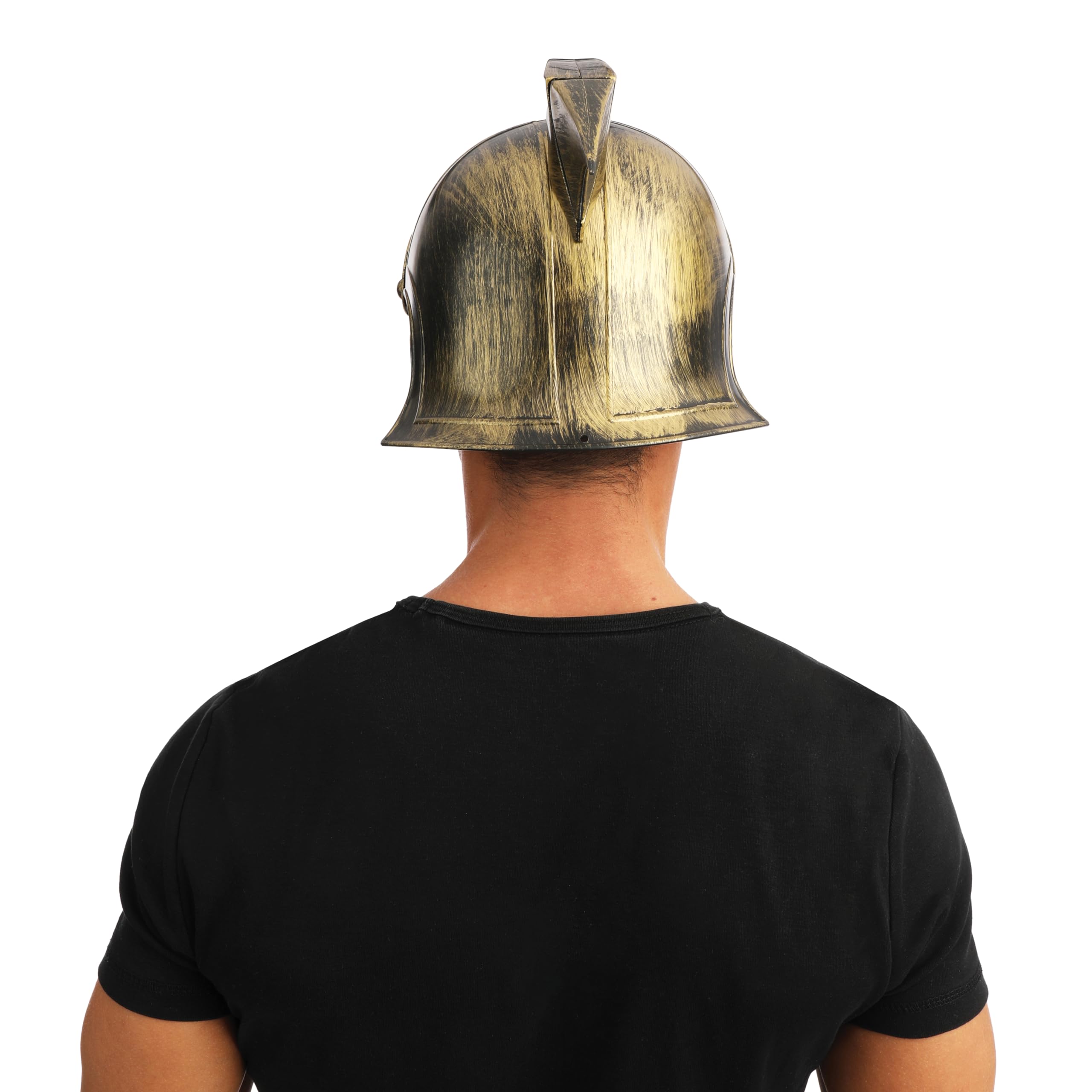 p-tit-clown-gladiator-helm-silber-schwarz-kost-mhelm-f-r-erwachsene image 4