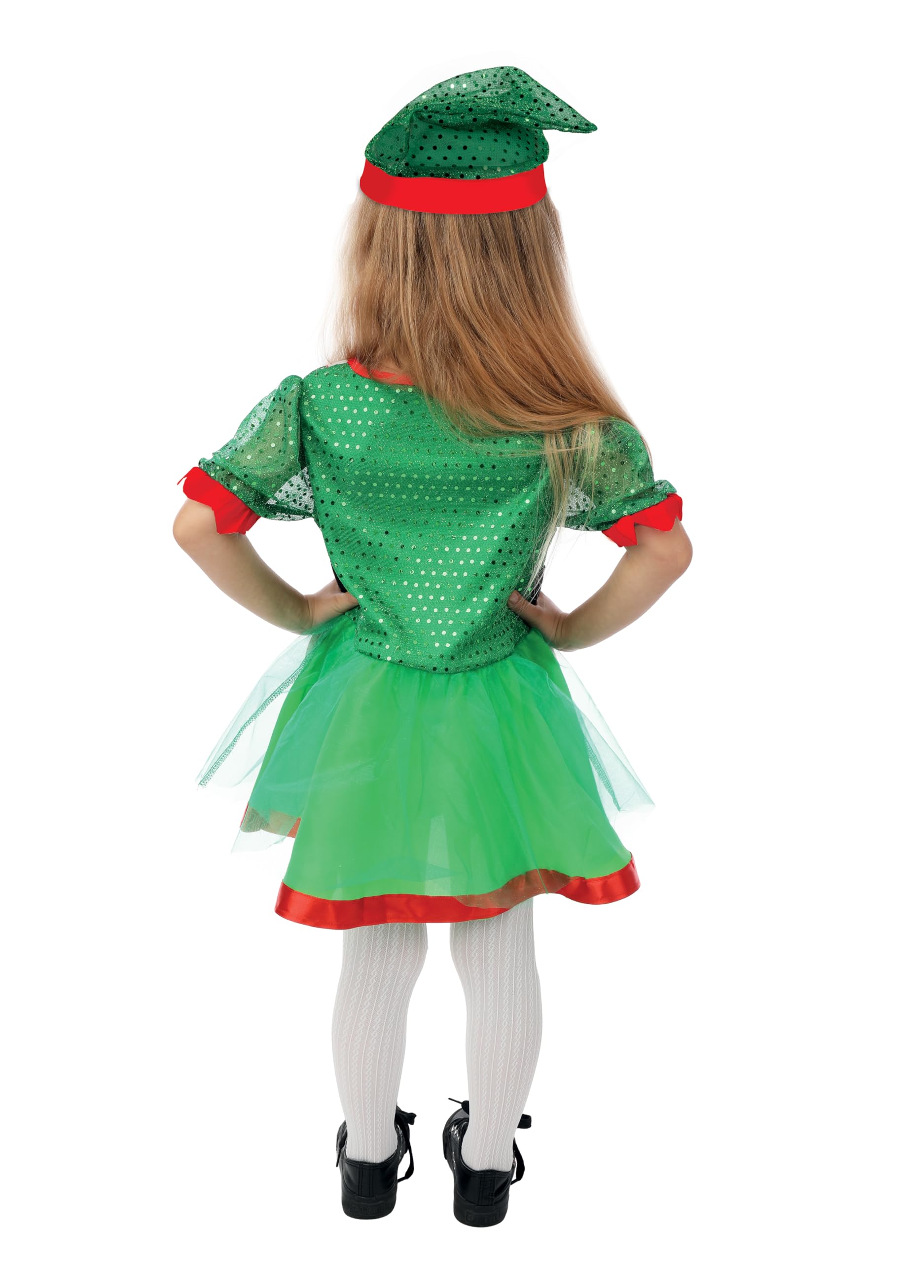 ptit-clown-wichtelkost-m-f-r-m-dchen-kleid-m-tze-gr-n image 3