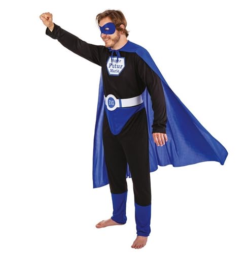 p-tit-clown-super-br-utigam-kost-m-f-r-junggesellenabschied-blau-l-xl image 7