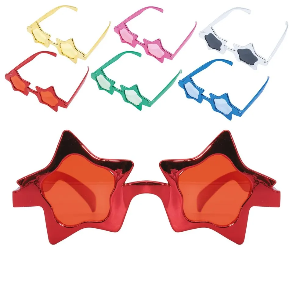 ptit-clown-35322-brille-etoile-metallic-kunststoff-mehrfarbig image 1