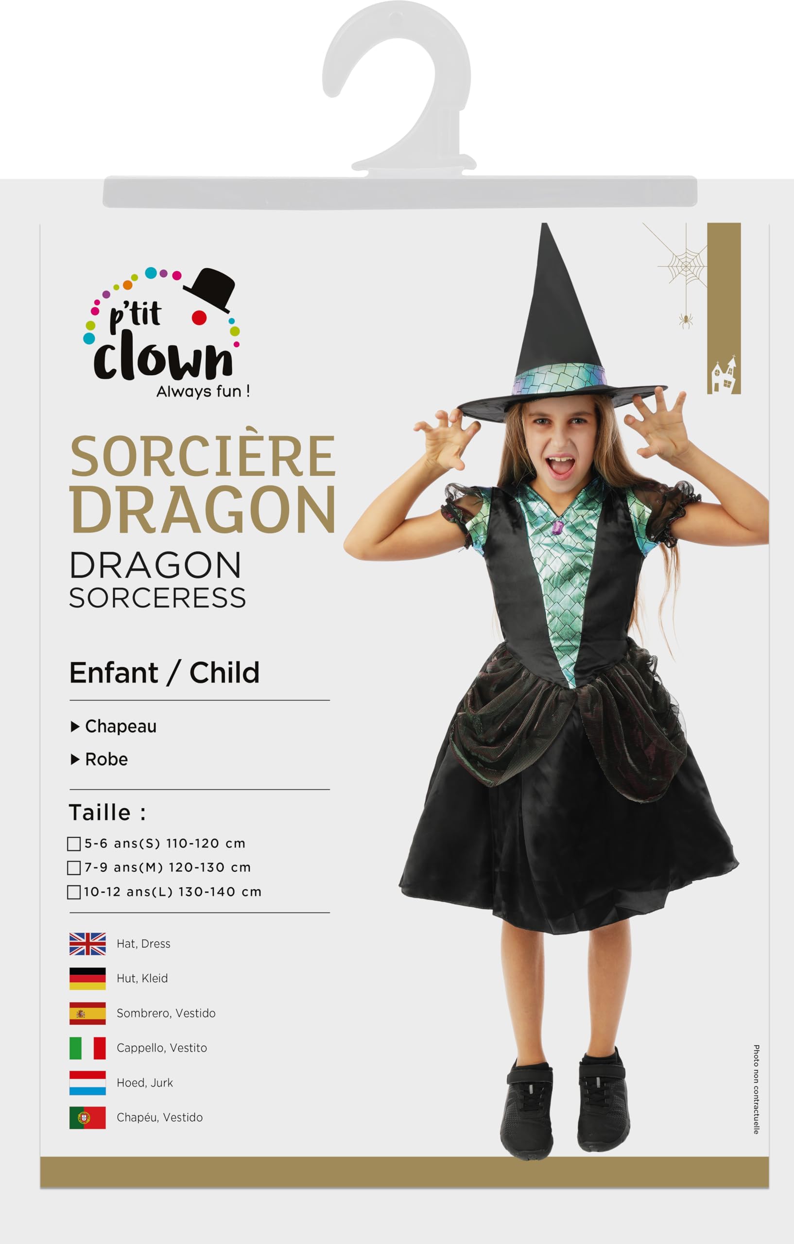 ptit-clown-23104-kost-m-hexe-drache-kinder-10-12-jahre image 5