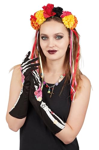 ptit-clown-30046-day-of-the-dead-kost-mset-damen-mit-haarreif image 5