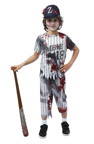 p-tit-clown-zombie-baseballspieler-kost-m-kinder-hut-set image 7
