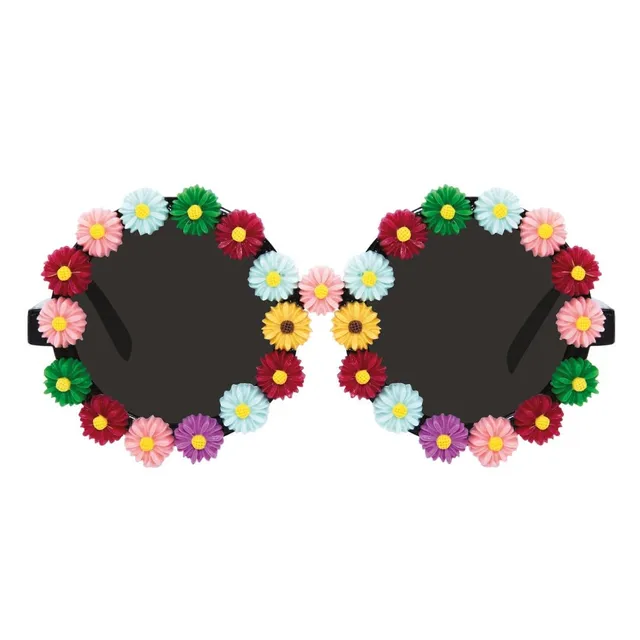 ptit-clown-mini-blumen-brille-multicolore-einheitsgr-e image 1