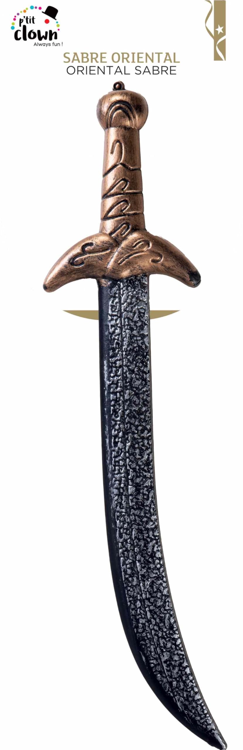 ptit-clown-sabre-oriental-kost-m-schwert-45-cm-dunkelgrau image 5