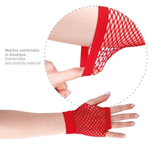 ptit-clown-90315-fingerlose-netzhandschuhe-rot-paar-einheitsgr-e image 5