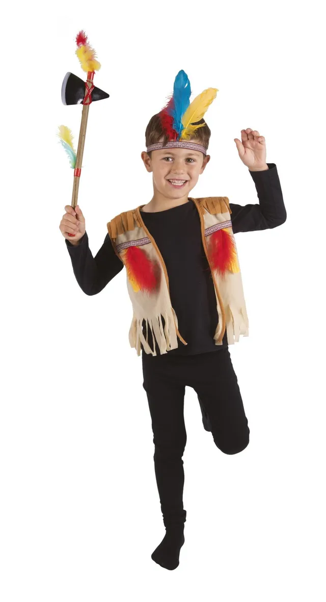p-tit-clown-indianer-zubeh-r-set-f-r-kinder-mehrfarbig-einheitsgr-e image 1